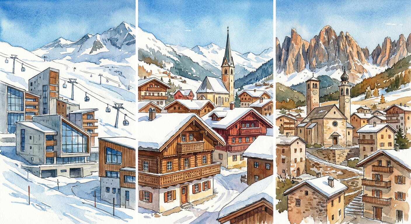 Ski Resort Comparison: France vs Austria vs Italy